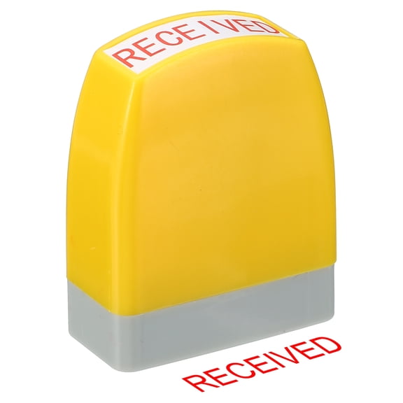 Uxcell Notice Stamp Self Inking, Office Stamps Message Stamp Business Stamp Style 1 ["Received"]
