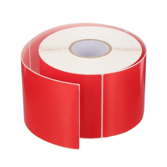 Uxcell Rectangle Labels Sticker Self-Adhesive Color Coding Labels for Office Organization Burgundy