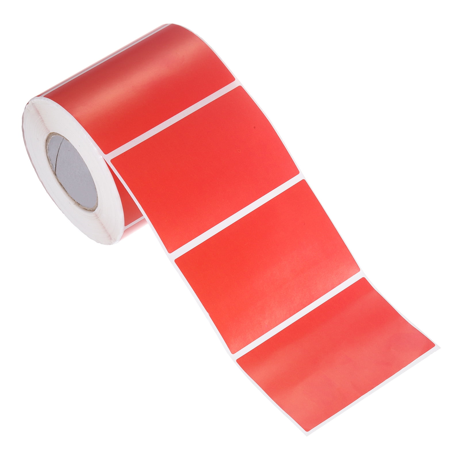 Uxcell Rectangular Color Coding Labels, 500 Pcs 3 x 2 Inch Rectangle Labels Sticker Self-Adhesive Name Tags, Red