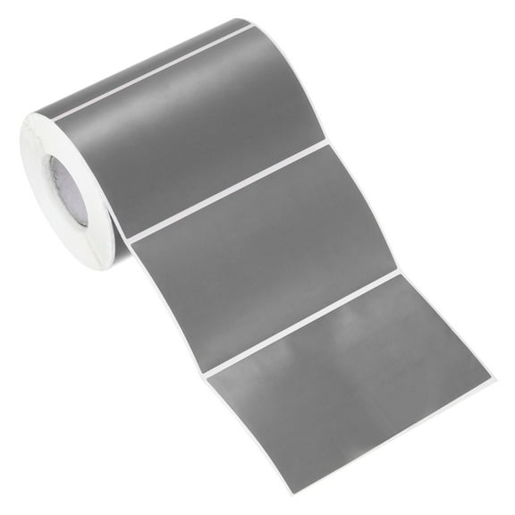 Uxcell Rectangular Color Coding Labels, 500 Pcs 5 x 3 Inch Rectangle Labels Sticker Self-Adhesive Name Tags, Gray