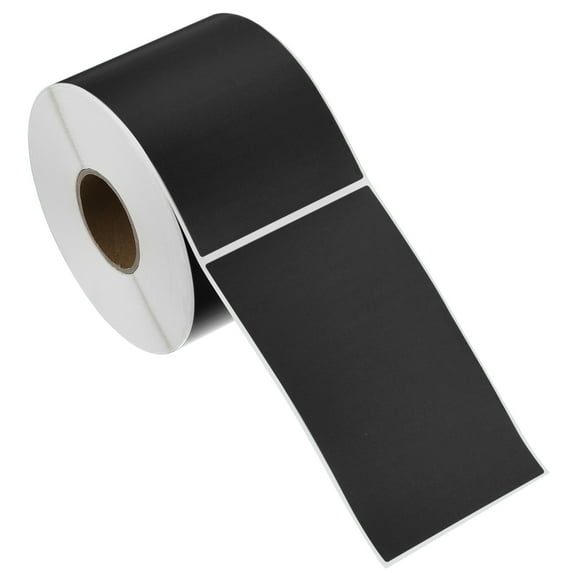Uxcell Rectangular Color Coding Labels Rectangle Colored Labels Sticker Moving Stickers Label Tag Black 5"x3"