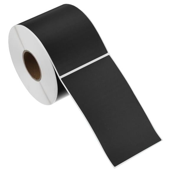 Uxcell Rectangular Color Coding Labels Rectangle Colored Labels Sticker Moving Stickers Label Tag Black 5"x3"