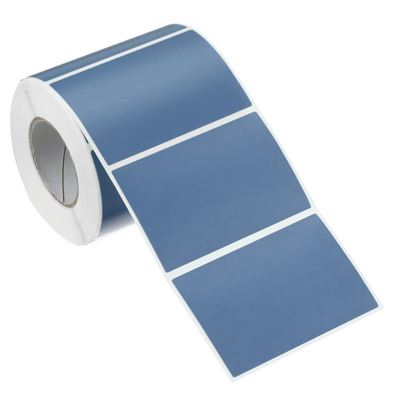 Uxcell Rectangular Color Coding Labels Rectangle Colored Labels Sticker Moving Stickers Label Tag Dark Blue 3"x2"