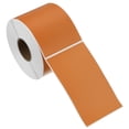 thumbnail image 1 of Uxcell Rectangular Color Coding Labels Rectangle Colored Labels Sticker Moving Stickers Label Tag Orange 5"x3", 1 of 7