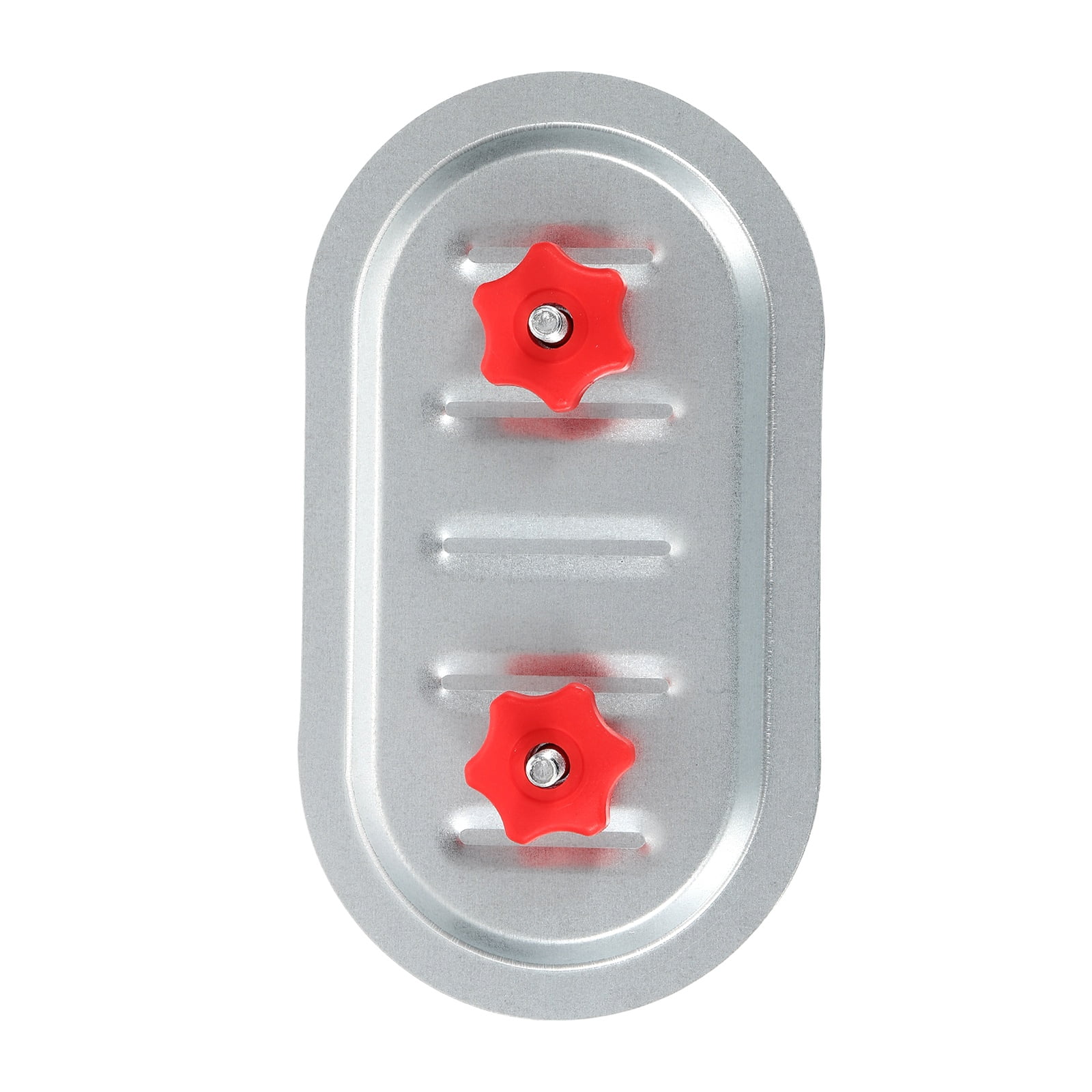 Uxcell Rectangular Duct Access Door, 8" x 4" Square Duct Maintenance Access Door Galvanized Steel Ducting Cover with Rubber Gasket Adjustable Knobs for HVAC Duct Inspection, Silver