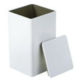thumbnail image 1 of Uxcell Rectangular Tin Box Metal Storage Tin Box Portable Storage Container with Lid for Tea Candy Treats Gift White, 1 of 7