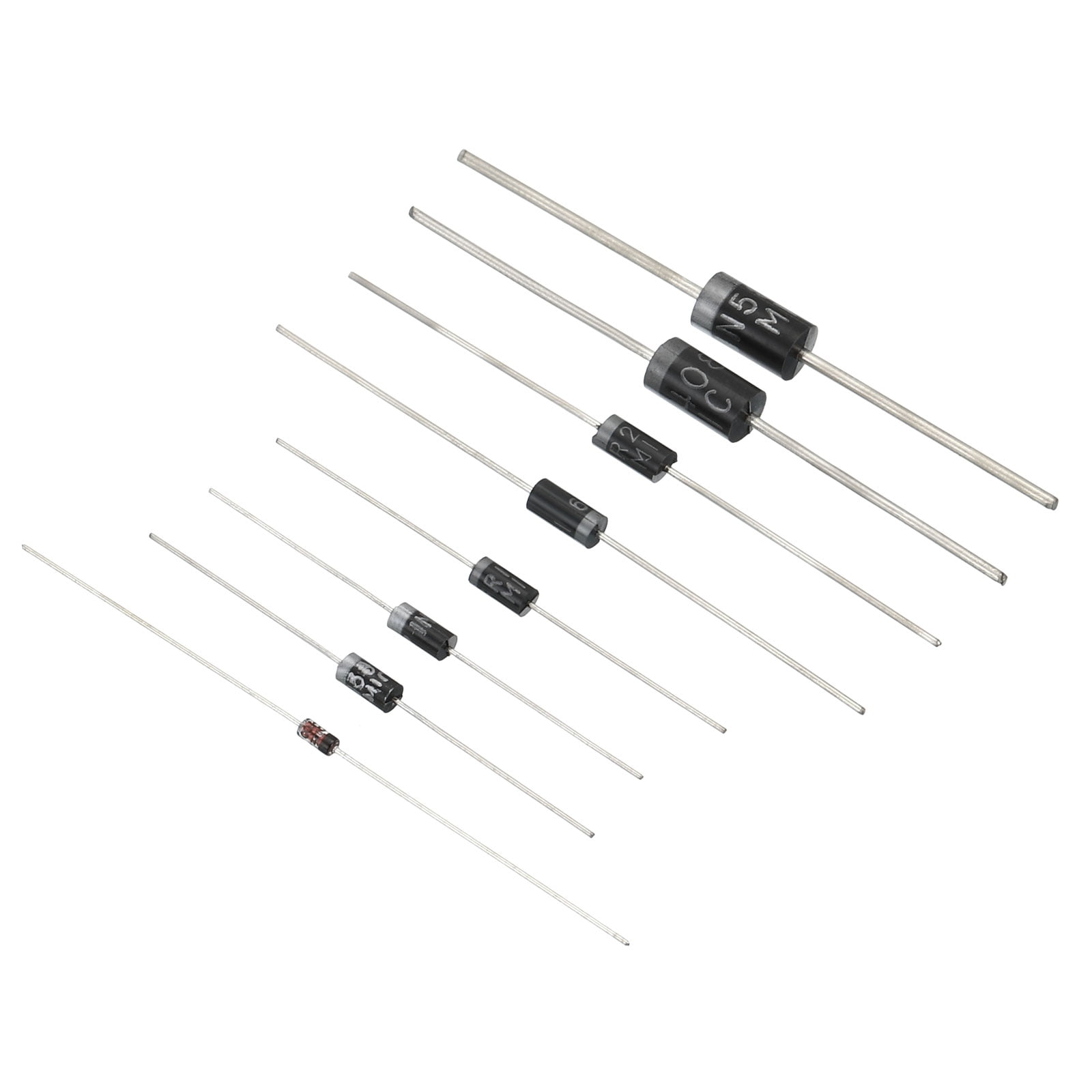 Uxcell Rectifier Diode Assorted Kit, 100pcs 8 Values Element in a Pack