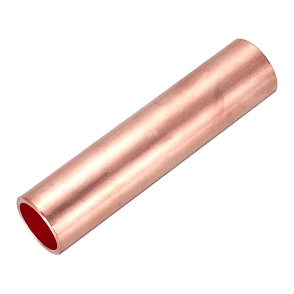 Uxcell Red Copper Non Insulated Butt Connectors, GT-240 AWG Butt Connectors Crimp Wire Crimps Terminals Fittings for Wire Connection Hardware Supplies