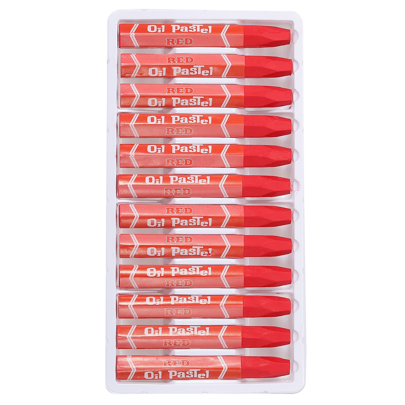 Uxcell Red Oil Pastels, 48Pcs Soft Oil Crayons Vibrant and Creamy Pastels Stick Art Supplies for Art Painting Drawing Blending Graffiti for Artists Beginners