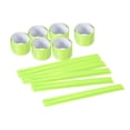 thumbnail image 1 of Uxcell Reflective Bands, High Visibility Reflective Band for Night Running Cycling, Green Yellow 12 Pcs, 1 of 6