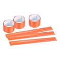 thumbnail image 1 of Uxcell Reflective Bands, High Visibility Reflective Band for Night Running Cycling, Orange 6 Pcs, 1 of 6