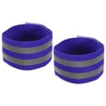 thumbnail image 1 of Uxcell Reflective Bands for Arm Wrist Ankle Leg 11x2 Inch Strip for Cycling Running Walking Blue 2 Pack, 1 of 5