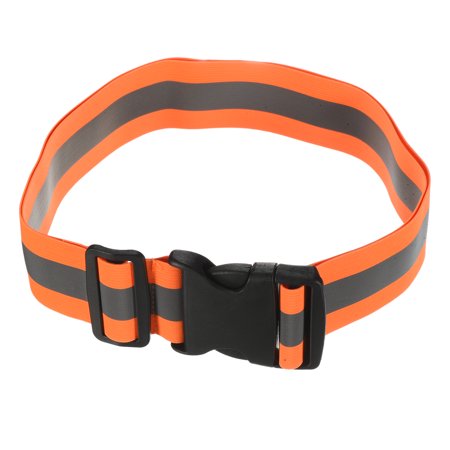 Uxcell Reflective Belt Bands 26x2 Inch Strip High Visibility Reflective Running Gear for Cycling Walking Orange