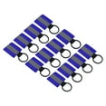 thumbnail image 1 of Uxcell Reflective Keychain Tags, 12 Pack Reflective Zipper Pulls for Backpack Dog Collar, Blue, 1 of 6