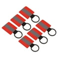 thumbnail image 1 of Uxcell Reflective Keychain Tags, 6 Pack Reflective Zipper Pulls for Backpack Dog Collar, Red, 1 of 6