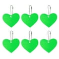 thumbnail image 1 of Uxcell Reflective Keychain Tag Reflective Pendant Reflector Key Ring Safety Reflector Green, 1 of 7