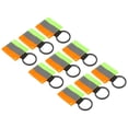 thumbnail image 1 of Uxcell Reflective Keychain Tags, Reflective Zipper Pulls Nylon Keychain High Visibility Reflectors Tags Green/Orange, 1 of 7