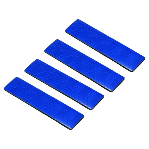 Uxcell Reflective Patch 1"x4", 4 Pcs Safety Appliques, Blue