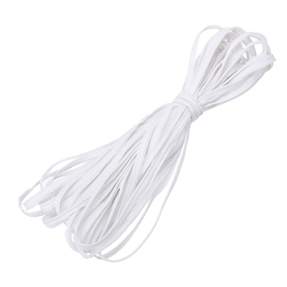 Uxcell Reflective Piping Fabric Strip, Edging Braid Trim Sew on High Visibility Piping Tape for Clothing Bag White