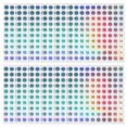 thumbnail image 1 of Uxcell Reflective Round Small Number Stickers, Self Adhesive Laser Consecutive Numbered Stickers Numbers 10, 1 of 7