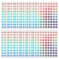 thumbnail image 1 of Uxcell Reflective Round Small Number Stickers, Self Adhesive Laser Consecutive Numbered Stickers Numbers 11, 1 of 7