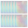 thumbnail image 1 of Uxcell Reflective Round Small Number Stickers, Self Adhesive Laser Consecutive Numbered Stickers Numbers 22, 1 of 7