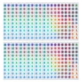 thumbnail image 1 of Uxcell Reflective Round Small Number Stickers, Self Adhesive Laser Consecutive Numbered Stickers Numbers 3, 1 of 7