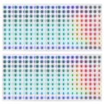 thumbnail image 1 of Uxcell Reflective Round Small Number Stickers, Self Adhesive Laser Consecutive Numbered Stickers Numbers 6, 1 of 7