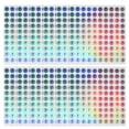thumbnail image 1 of Uxcell Reflective Round Small Number Stickers, Self Adhesive Laser Consecutive Numbered Stickers Numbers 7, 1 of 7