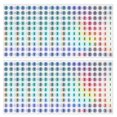 thumbnail image 1 of Uxcell Reflective Round Small Number Stickers, Self Adhesive Laser Consecutive Numbered Stickers Numbers 9, 1 of 7