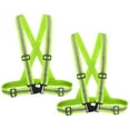 thumbnail image 1 of Uxcell Reflective Safety Vest, Hi-Vis Safety Vests, Adjustable High Visibility Strips for Jogging Cycling Fluorescent Green, 1 of 7