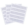 thumbnail image 1 of Uxcell Reflective Stickers, 15in3 Sets 4.5x1 Inch Adhesive Caution Warning Safety Tape Strips, White, 1 of 5