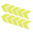 thumbnail image 1 of Uxcell Reflective Stickers, 20 Pack 2.36 x 2.36 Inch Adhesive Night Arrow Shape Safety Tape Reflector, Green, 1 of 5