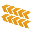 thumbnail image 1 of Uxcell Reflective Stickers, 20 Pack 2.36 x 2.36 Inch Adhesive Night Arrow Shape Safety Tape Reflector, Yellow, 1 of 5