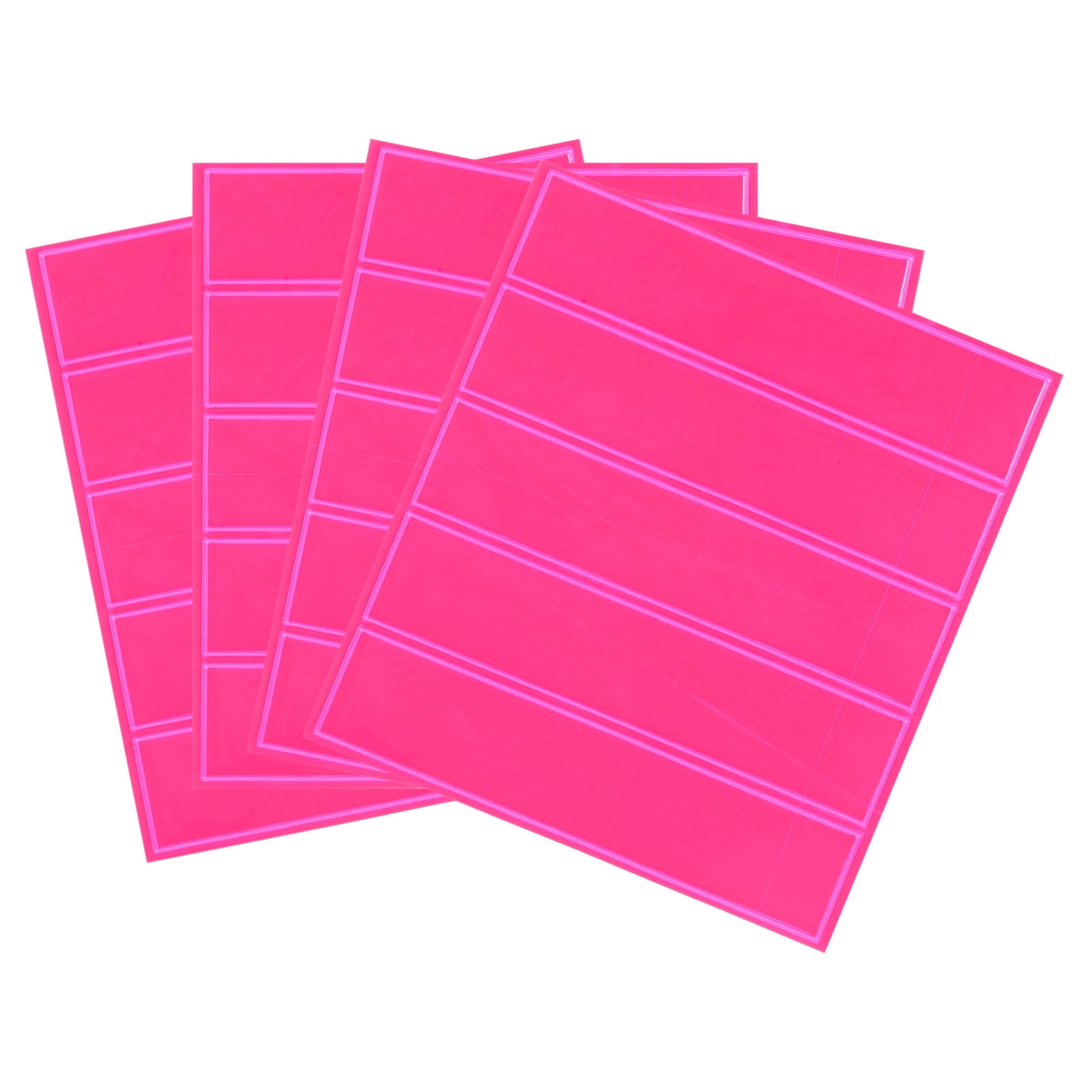 Uxcell Reflective Stickers, 20in4 Sets 4.5x1 Inch Adhesive Caution ...