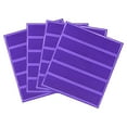 thumbnail image 1 of Uxcell Reflective Stickers, 20in4 Sets 4.5x1 Inch Adhesive Caution Warning Safety Tape Strips, Purple, 1 of 5