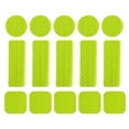 thumbnail image 1 of Uxcell Safety High Visibility Reflective Sticker Waterproof Driveway Reflector for Bicycle Motorcycle Fluorescent Green, 1 of 7