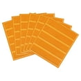 thumbnail image 1 of Uxcell Reflective Stickers, 30in6 Sets 4.5x1 Inch Adhesive Caution Warning Safety Tape Strips, Gold, 1 of 5