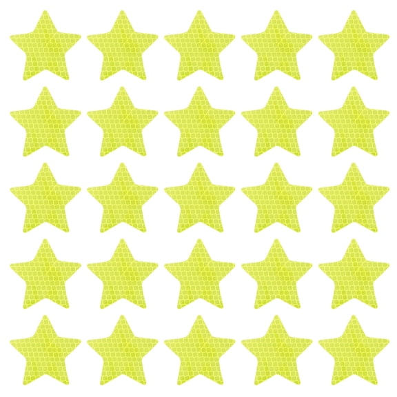 Uxcell Reflective Stickers Warning Star Reflector for Safety in Dark Conditions Green