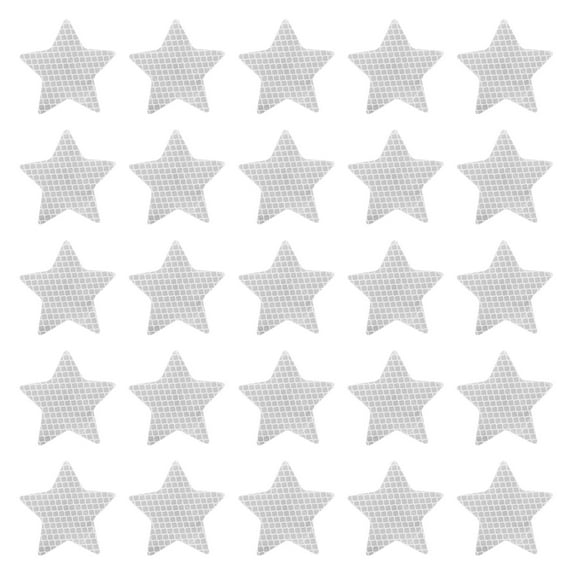Uxcell Reflective Stickers Warning Star Reflector for Safety in Dark Conditions White