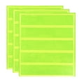 thumbnail image 1 of Uxcell Reflective Stickers, Waterproof Adhesive Night Warning Sticker High Visibility Safety Reflector Tape Strip Fluorescent Yellow, 1 of 7