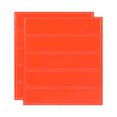thumbnail image 1 of Uxcell Reflective Stickers, Waterproof Adhesive Night Warning Sticker High Visibility Safety Reflector Tape Strips Orange Red, 1 of 7
