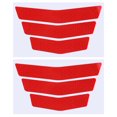 thumbnail image 1 of Uxcell Reflective Stripe Stickers, High Visibility Reflective Decals Safety Warning Decals for Cars Motorcycles Red, 1 of 7