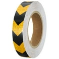 thumbnail image 1 of Uxcell Reflective Tape, 1"x66 Ft Waterproof Warning Safety Tape Reflector for Trucks, Yellow Black, 1 of 6