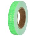 thumbnail image 1 of Uxcell 1 Roll Reflective Tape Waterproof Reflective Tape Warning Safety Tape Reflector for Trucks Cars Green 1 inch x 82ft, 1 of 7