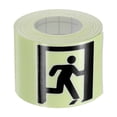 thumbnail image 1 of Uxcell Reflective Tape, 16.4ft Length Directional Marking Tape, Warning Exit Mark Tape, Black, 1 of 6