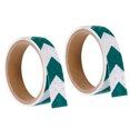 thumbnail image 1 of Uxcell Reflective Tape, 2 Roll 10 ft x 1-inch Adhesive High Visibility Safety Tape Reflector, Arrow White Green, 1 of 6
