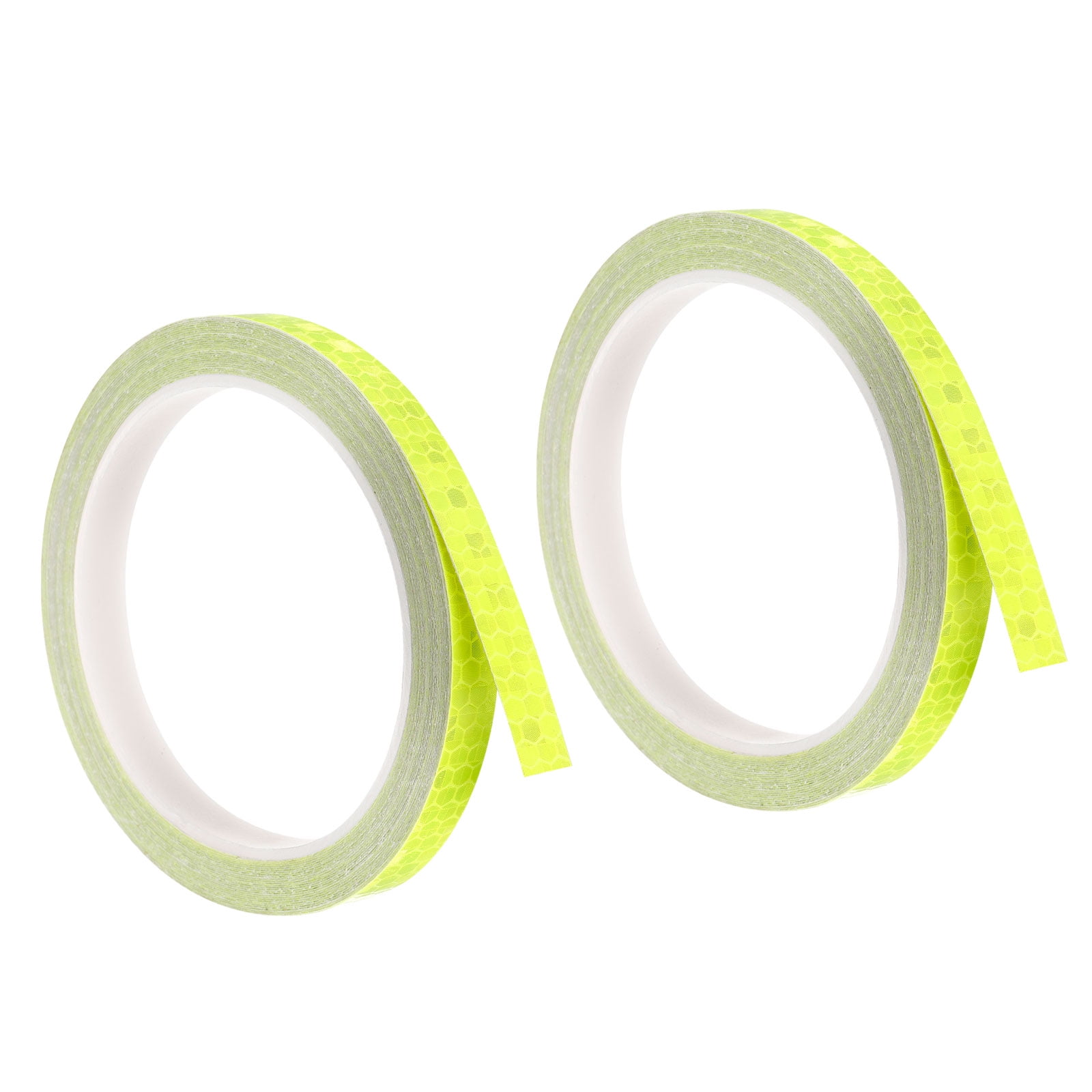 Uxcell Reflective Tape 2 Roll 26 ft x 0.4 inch Adhesive High Visibility ...