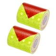 thumbnail image 1 of Uxcell Reflective Tape, 2 Roll 2INx10FT Warning Safety Tape, Fluorescent Yellow Red, 1 of 6