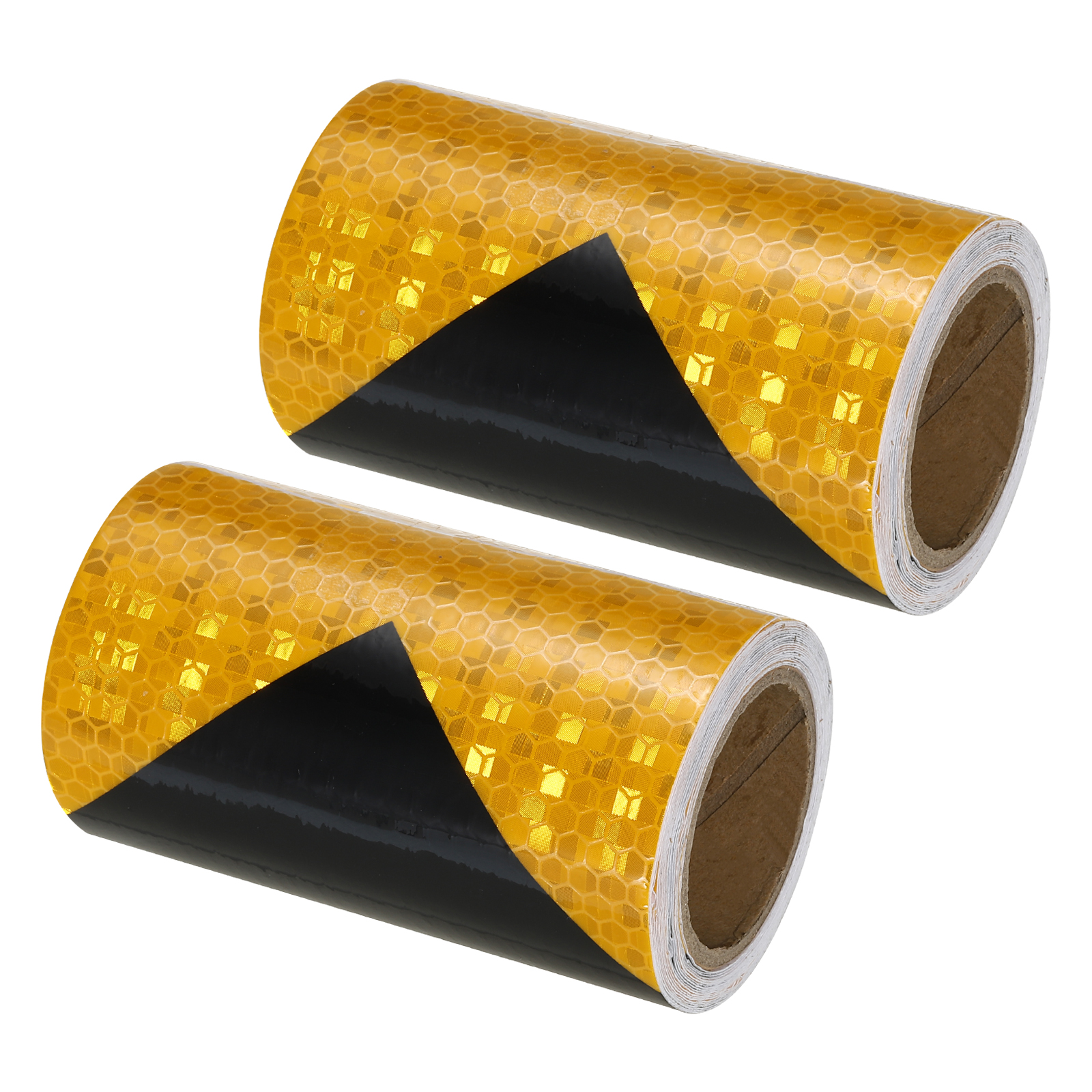 PATIKIL Reflective Tape – 4" X 33 Ft, Yellow, Waterproof & High-Visibility, Industrial Adhesive, For Cars, Trucks, Trailers & Safety Gear